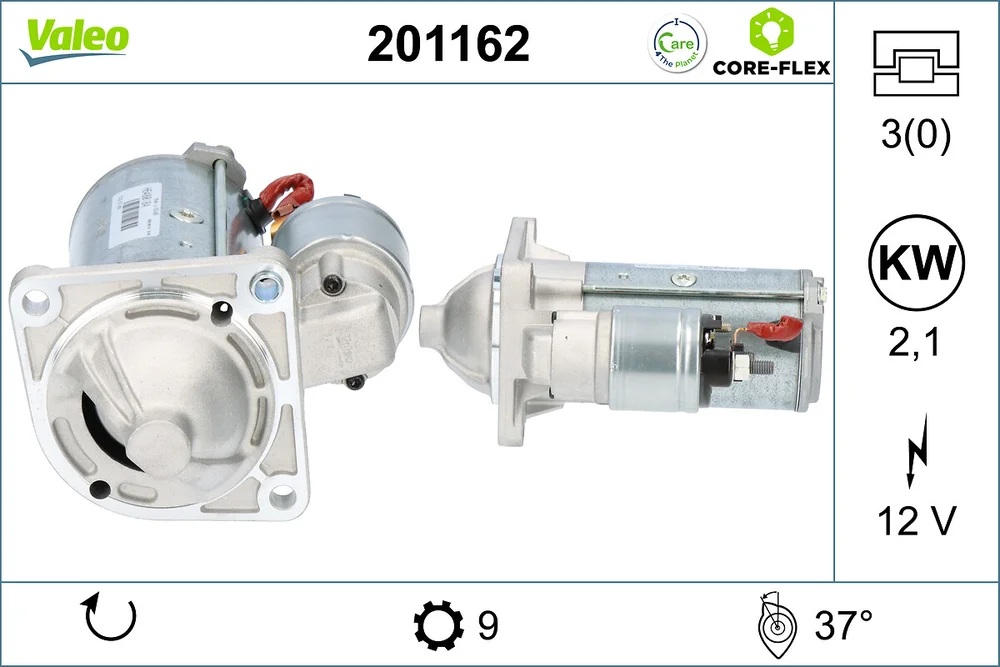 Startér VALEO 201162