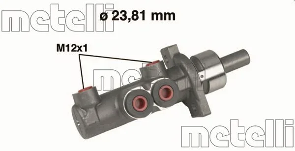 Hlavní brzdový válec METELLI 05-0280 – OE 1J1614019