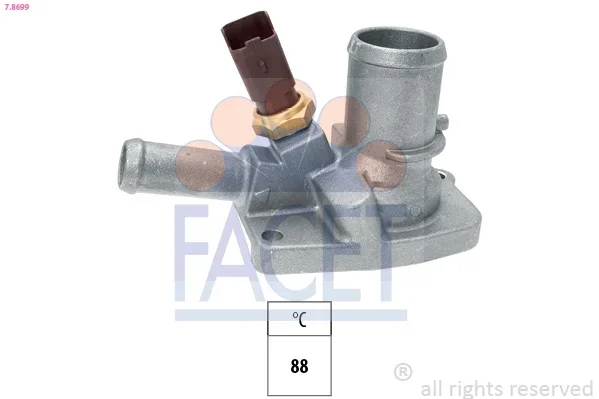 Termostat, chladivo FACET 7.8699