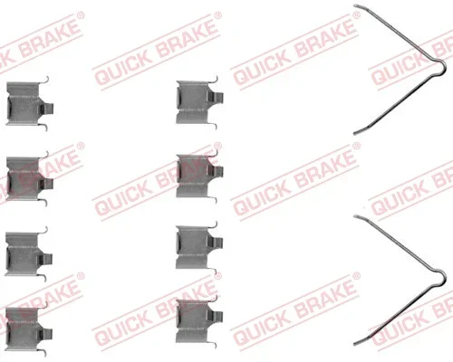 Sada prislusenstvi, oblozeni kotoucove brzdy QUICK BRAKE 109-1166