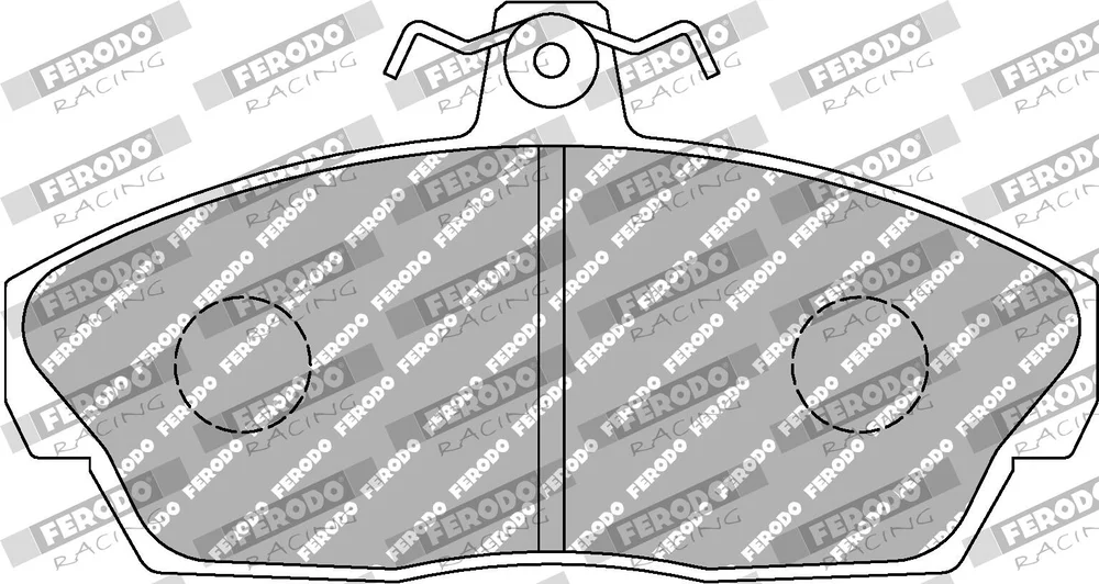 Sada brzdových destiček, kotoučová brzda FERODO RACING FCP613H