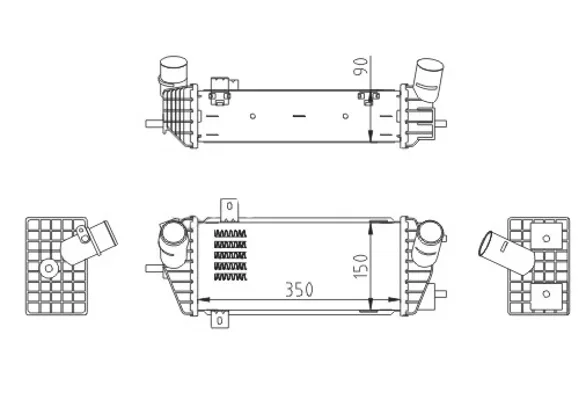 Chladič turba HART 642839