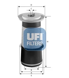 Vzduchový filtr UFI 27.A60.00