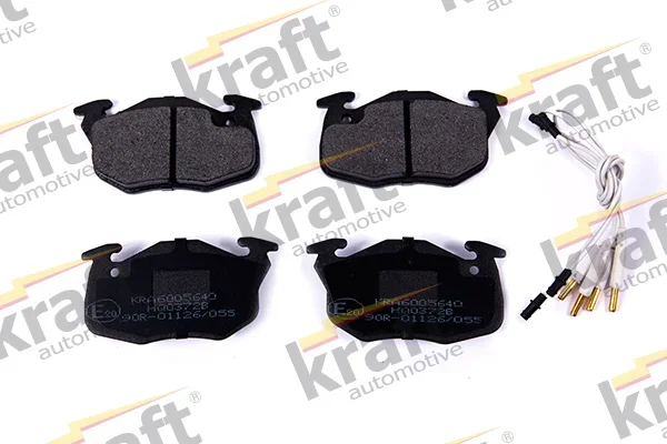 Sada brzdových destiček, kotoučová brzda KRAFT AUTOMOTIVE 6005640