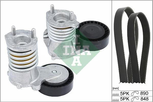 Sada žebrovaných klínových řemenů Schaeffler INA 529049010