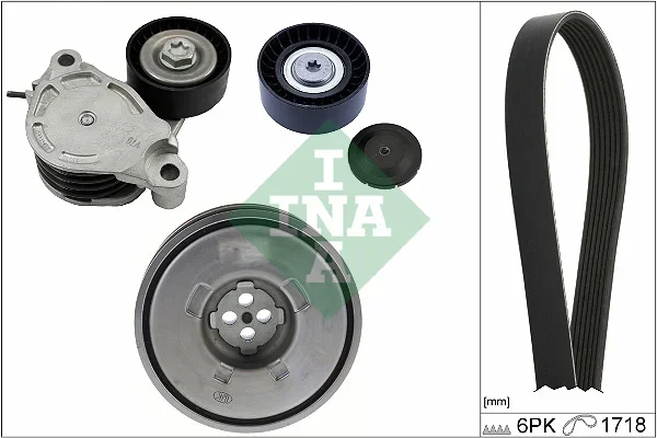 Sada žebrovaných klínových řemenů Schaeffler INA 529051620