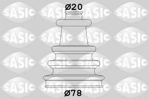 Sada měchů, hnací hřídel SASIC 2933743 – OE 329374