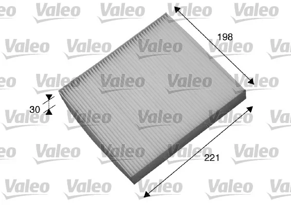 Filtr, vzduch v interiéru VALEO 698869