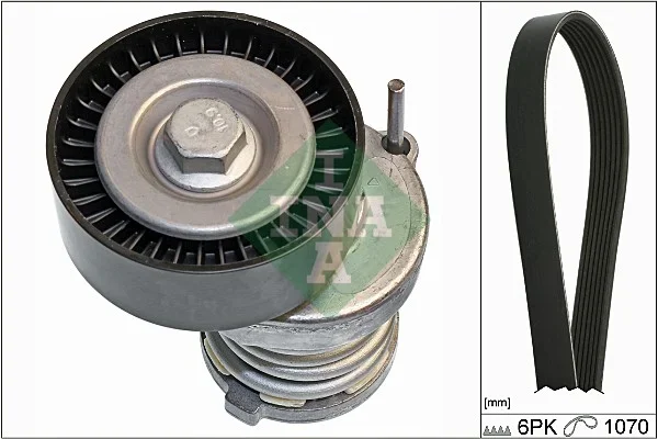 Sada zebrovanych klinovych remenu Schaeffler INA 529008410