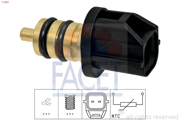 Snímač, teplota chladiva FACET 7.3383 – OE 31470-2A400