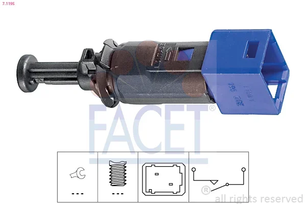 Spinac brzdoveho svetla FACET 7.1195 Spinac brzdoveho svetla FACET 7.1195