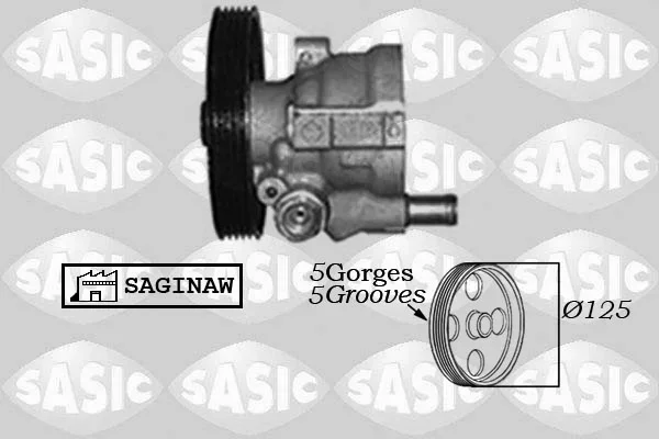 Hydraulické čerpadlo, řízení SASIC 7074002