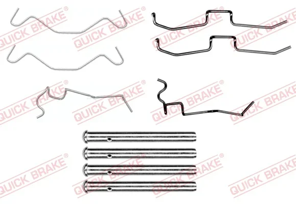 Sada prislusenstvi, oblozeni kotoucove brzdy QUICK BRAKE 109-1650