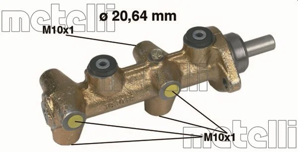 Hlavní brzdový válec METELLI 05-0040