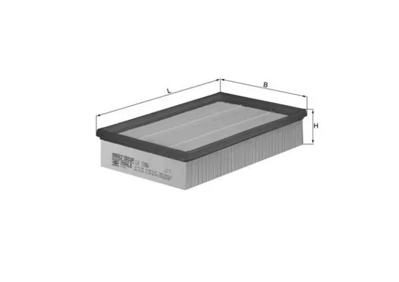 Vzduchový filtr MAHLE LX1596 – OE 16546EB300