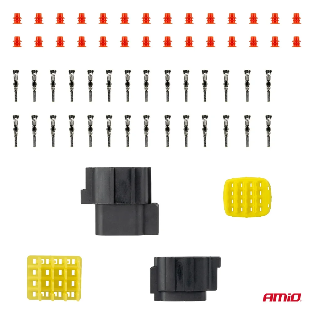 Sada elektrických konektorů vodotěsných 16 PIN 2,2 mm AMiO-04353 - Obrázek 3