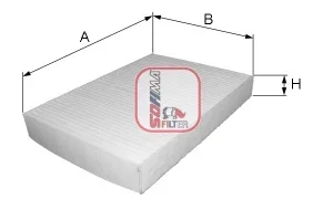 Filtr, vzduch v interiéru SOFIMA S3325C