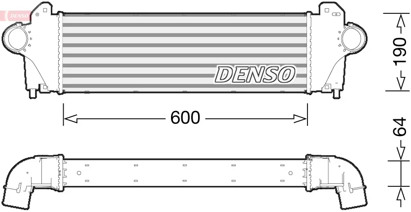 Chladič turba DENSO DIT12005