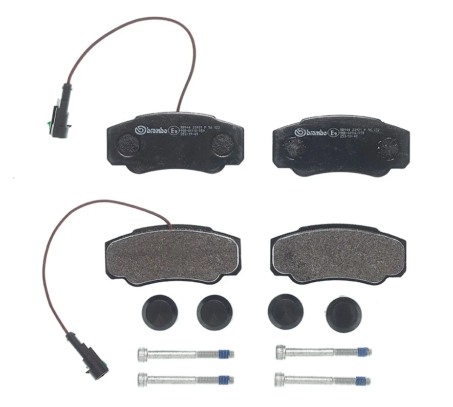 Sada brzdových destiček, kotoučová brzda BREMBO P56122
