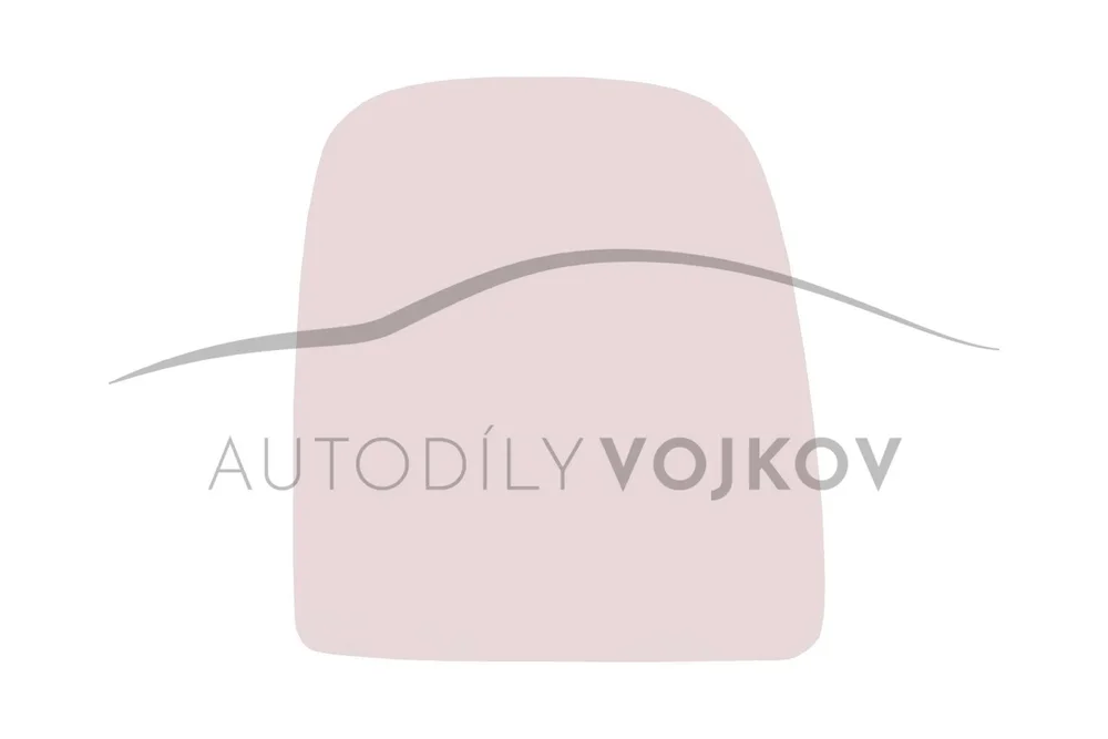Sklo zpětného pravého zrcátka horní vyhřívané s držákem v:52072 Sklo zpětného pravého zrcátka horní vyhřívané s držákem v:52072
