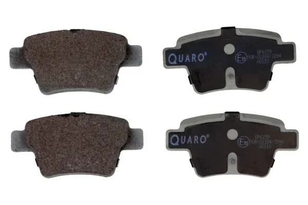 Sada brzdových destiček, kotoučová brzda QUARO QP6159