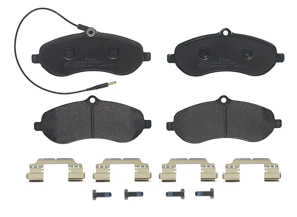 Sada brzdových destiček, kotoučová brzda BREMBO P61096