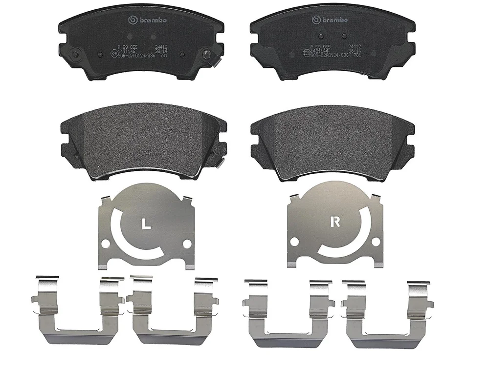 Sada brzdových destiček, kotoučová brzda BREMBO P59055X