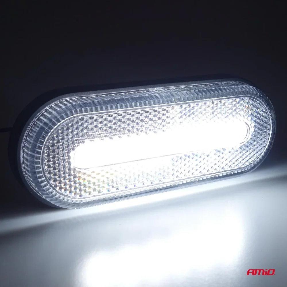 LED SVÍTIDLO OM-01-W OVÁL BÍL AMIO 02375 - Obrázek 5