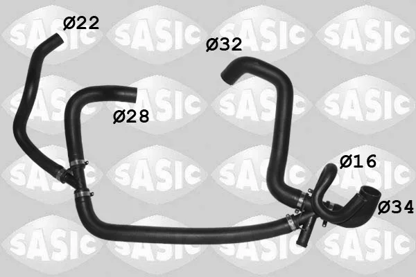 Hadice chladiče SASIC 3406509