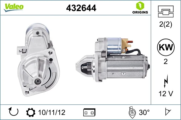 Startér VALEO 432644
