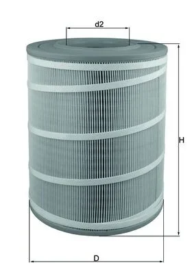 Vzduchový filtr MAHLE LX3480