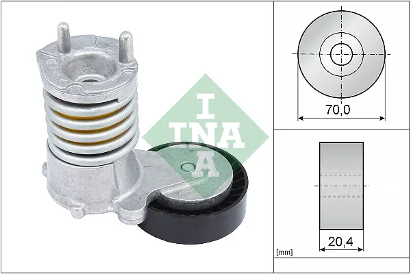 Napinaci rameno, zebrovany klinovy remen Schaeffler INA 534027410