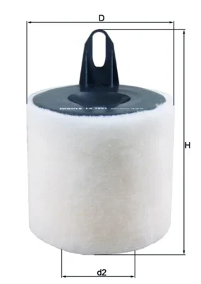 Vzduchový filtr KNECHT LX1651