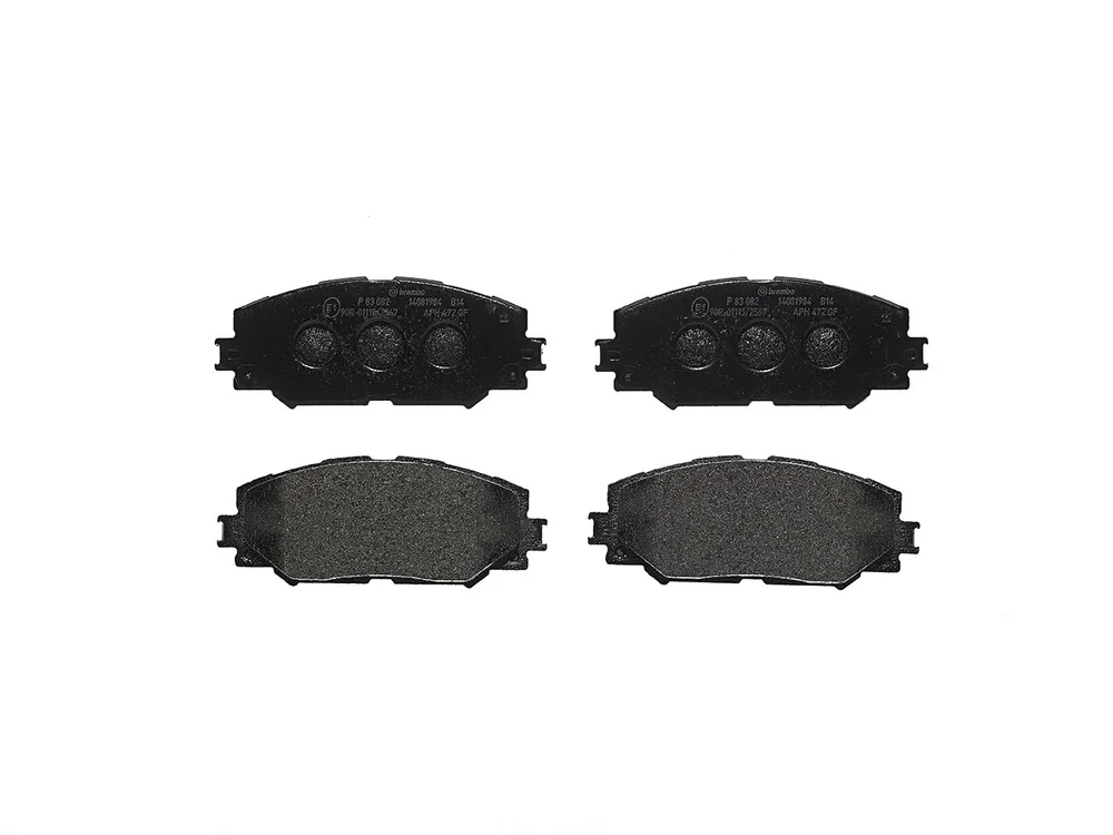 Sada brzdových destiček, kotoučová brzda BREMBO P83082
