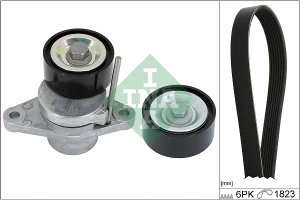 Sada žebrovaných klínových řemenů Schaeffler INA 529036610
