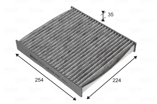 Filtr, vzduch v interiéru VALEO 715727 – OE JZW819653F