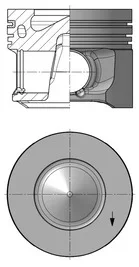 Píst KOLBENSCHMIDT 41264600