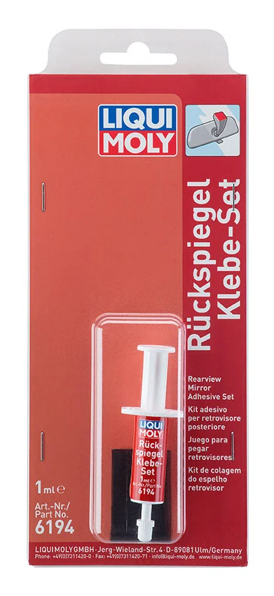 Souprava pro lepení zpětných zrcátek na sklo LIQUI MOLY 6194 Souprava pro lepení zpětných zrcátek na sklo LIQUI MOLY 6194