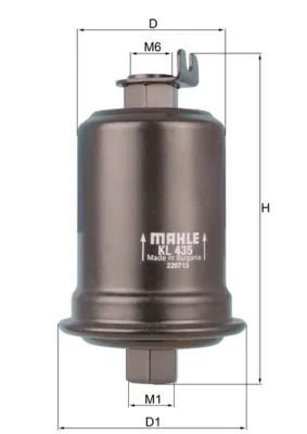 Palivový filtr MAHLE KL435