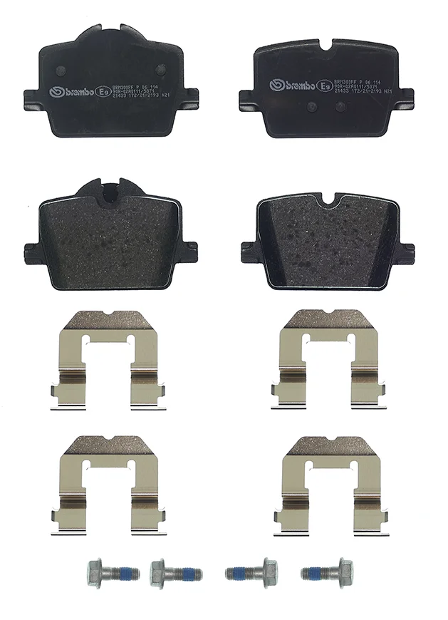 Sada brzdových destiček, kotoučová brzda BREMBO P06114