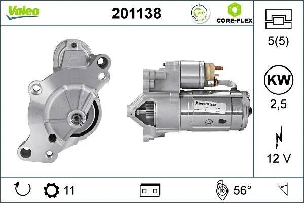 Startér VALEO 201138