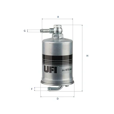 Palivový filtr UFI 24.072.00