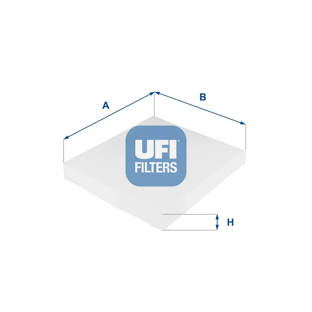 Filtr, vzduch v interiéru UFI 53.031.00