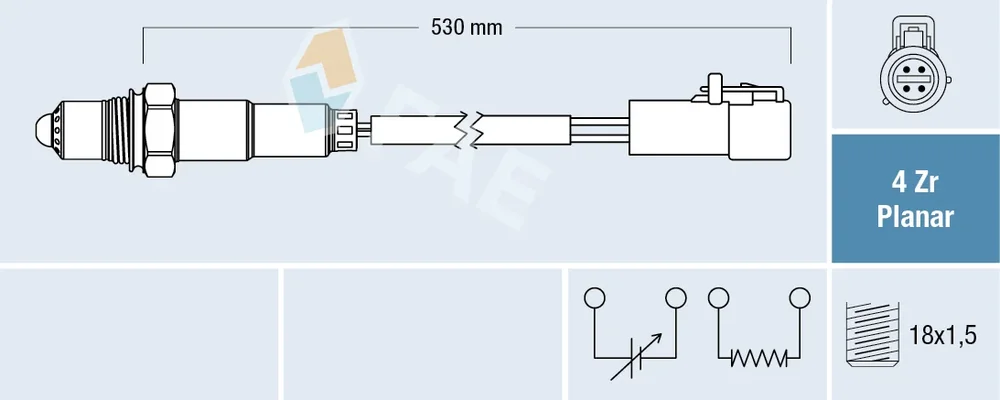 Lambda sonda FAE 77256