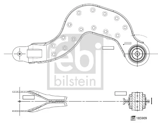 Řídicí páka, zavěšení kol FEBI BILSTEIN 185909
