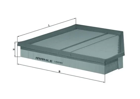 Vzduchový filtr MAHLE LX2098