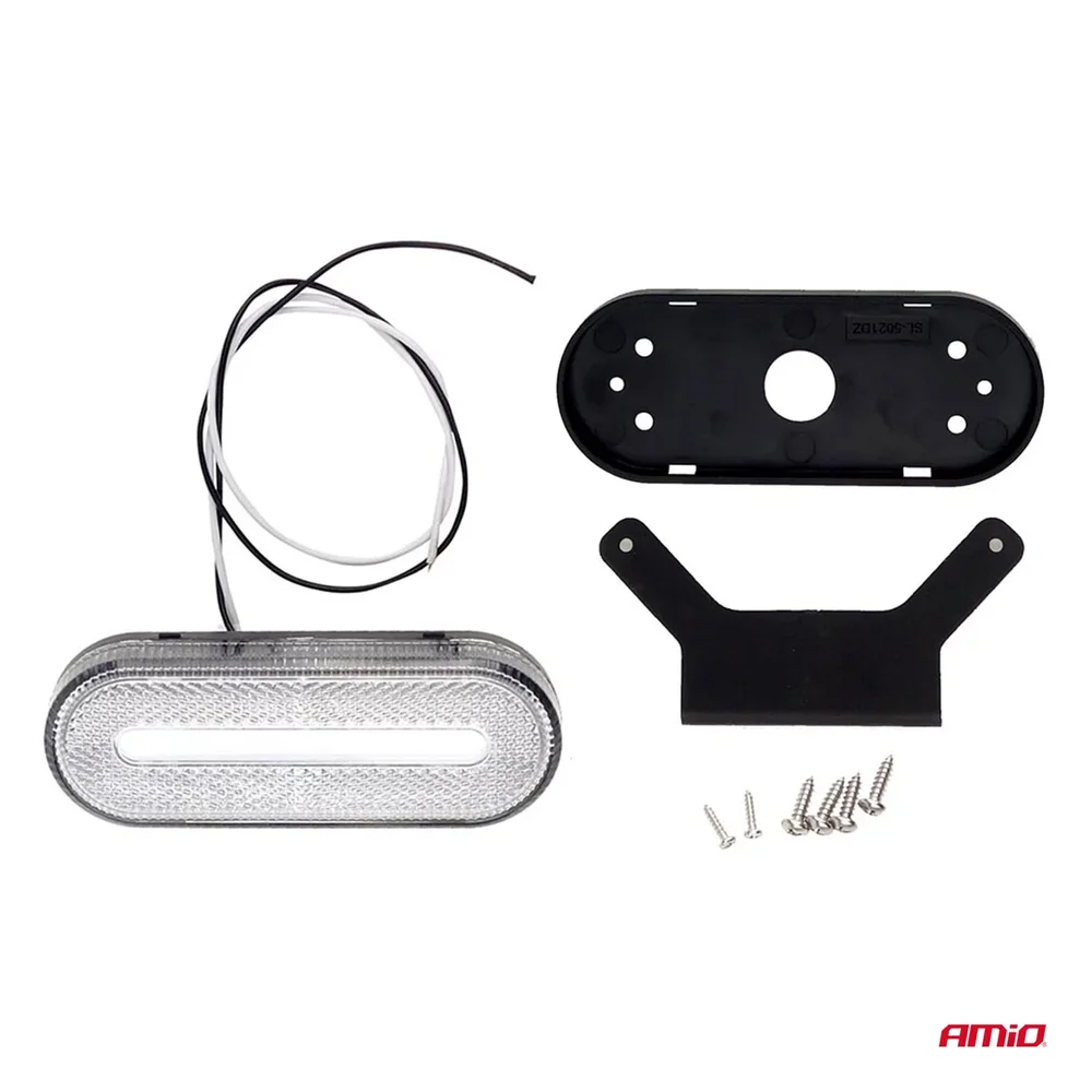 LED SVÍTIDLO OM-01-W OVÁL BÍL AMIO 02375 - Obrázek 4