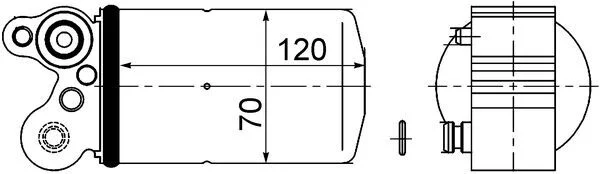 Susarna, klimatizace MAHLE AD101000S
