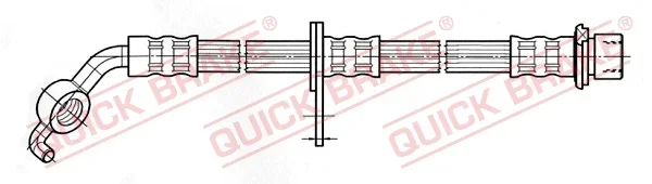 Brzdová hadice QUICK BRAKE 50.831 – OE 9094702C54