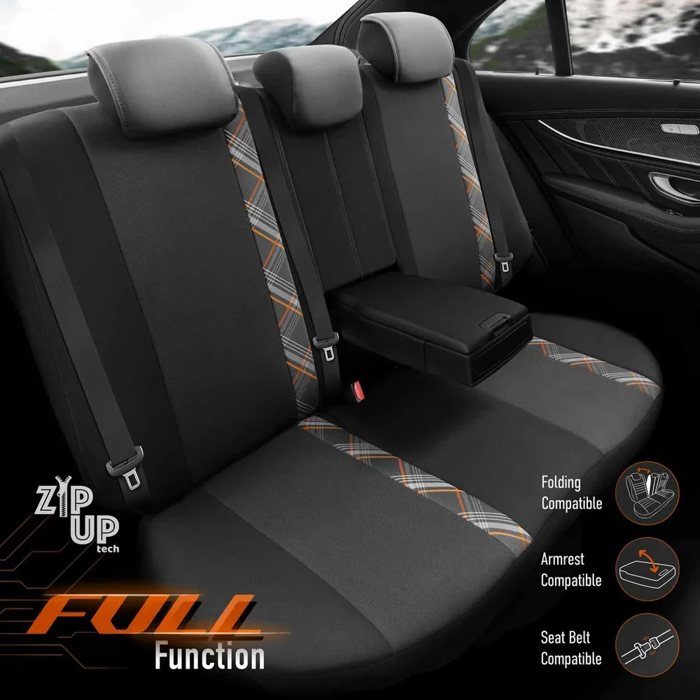 Sada autopotahů OTOM HORIZON 1805 ORANGE 3-ZIP OT86745 - Obrázek 3